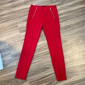 Zara pants - Color Red - Size XS - Like New